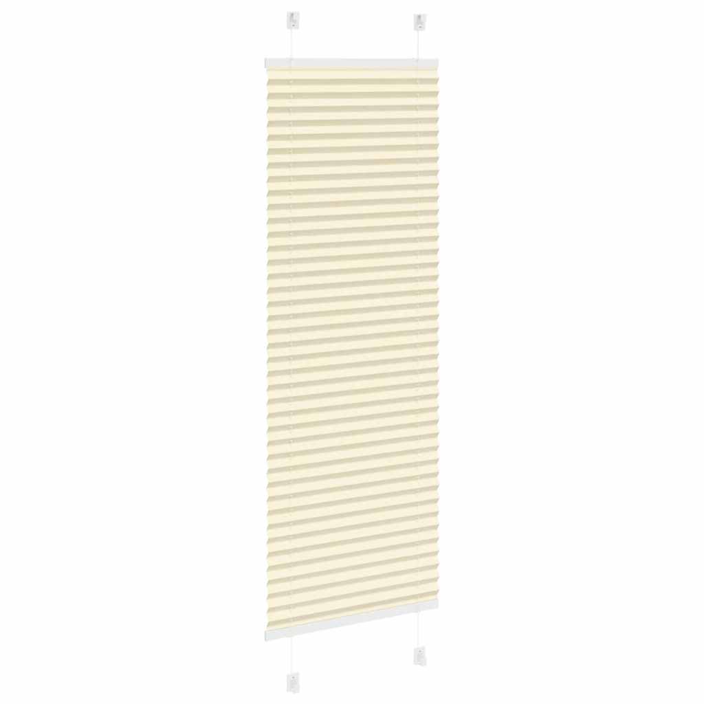 Plisirana roleta krem 45x150 cm širina tkanine 44,4 cm