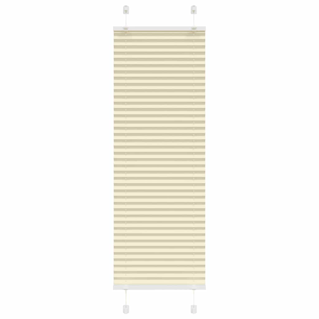 Plisirana roleta krem 50x150 cm širina tkanine 49,4 cm