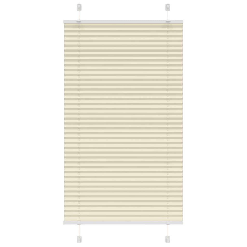 Plisirana roleta krem 75x150 cm širina tkanine 74,4 cm