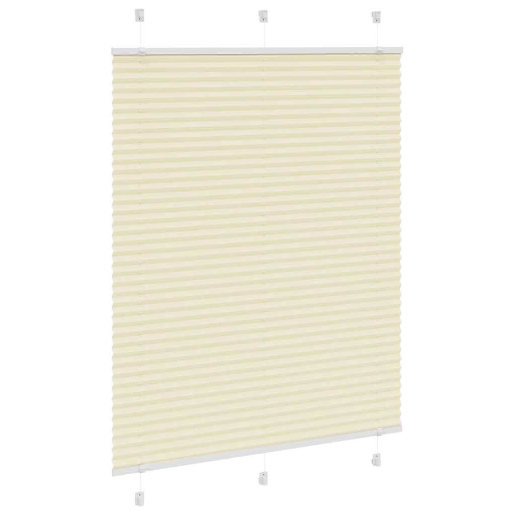 Plisirana roleta krem 105x150 cm širina tkanine 104,4 cm