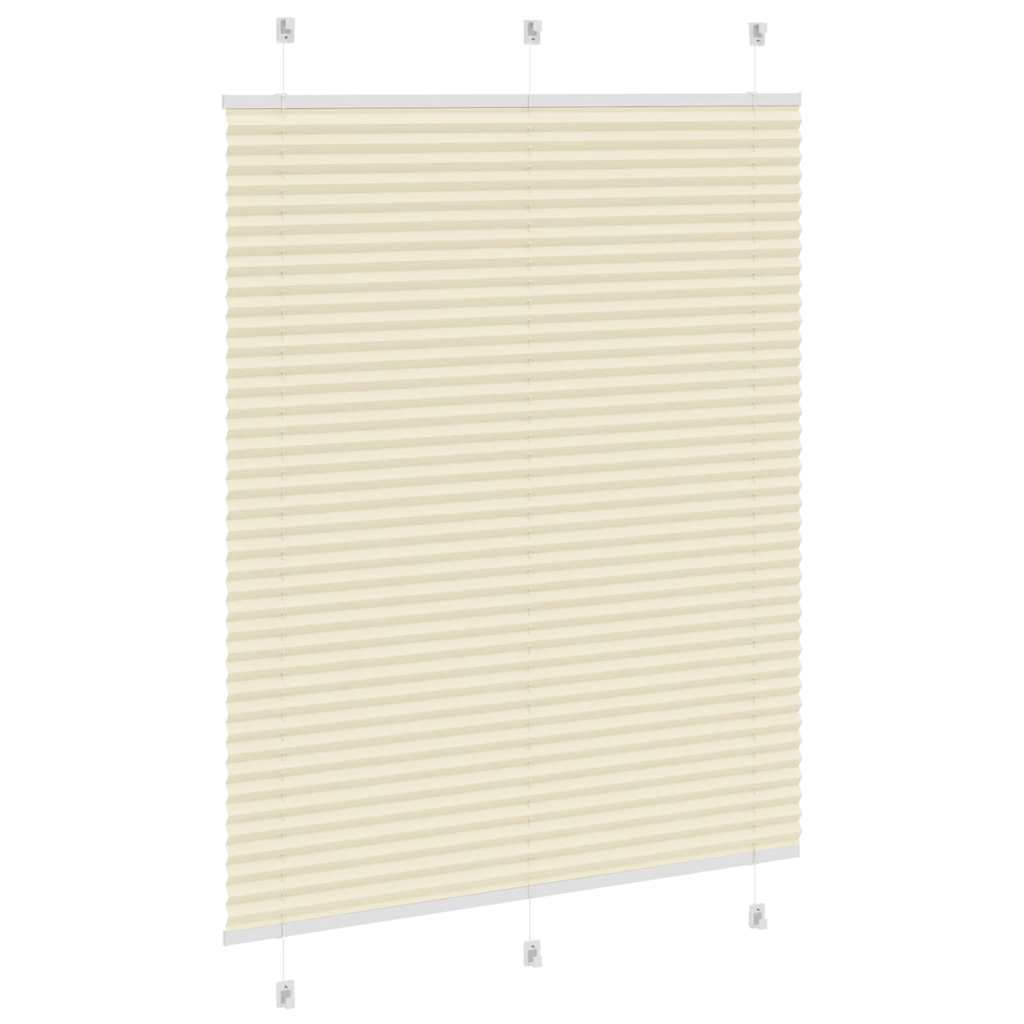 Plisirana roleta krem 105x150 cm širina tkanine 104,4 cm