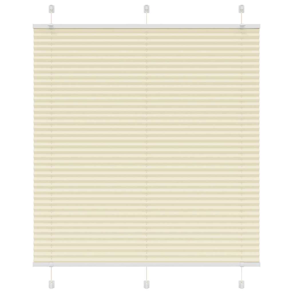 Plisirana roleta krem 120x150 cm širina tkanine 119,4 cm