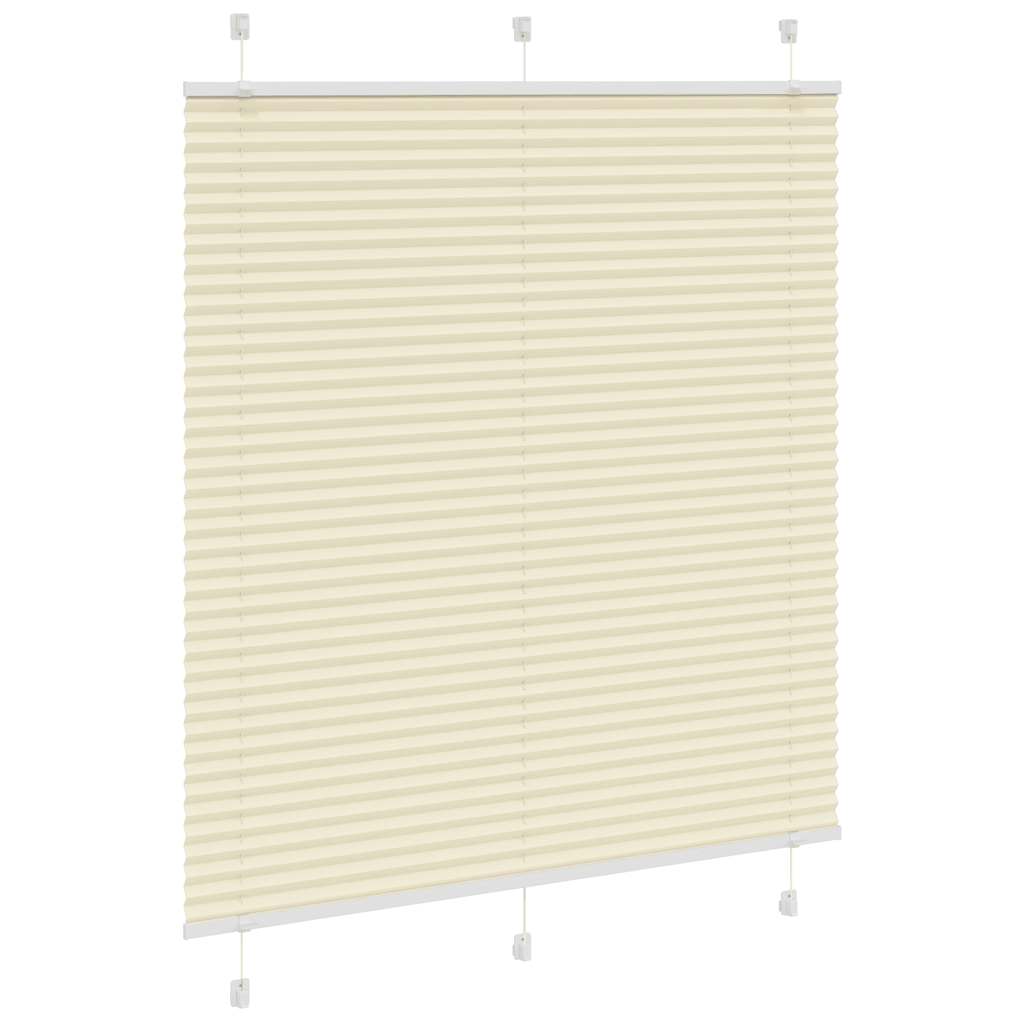Plisirana roleta krem 120x150 cm širina tkanine 119,4 cm