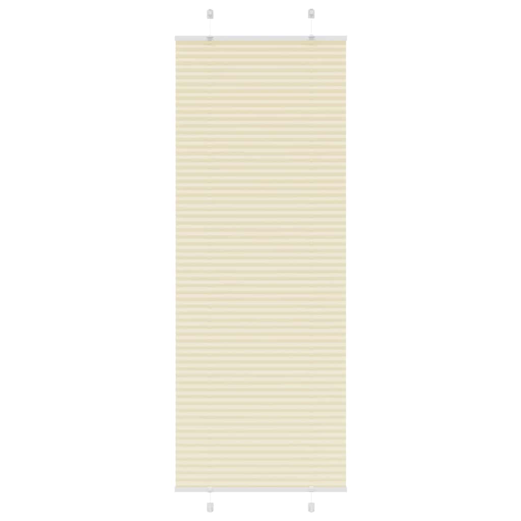 Plisirana roleta krem 80x200 cm širina tkanine 79,4 cm
