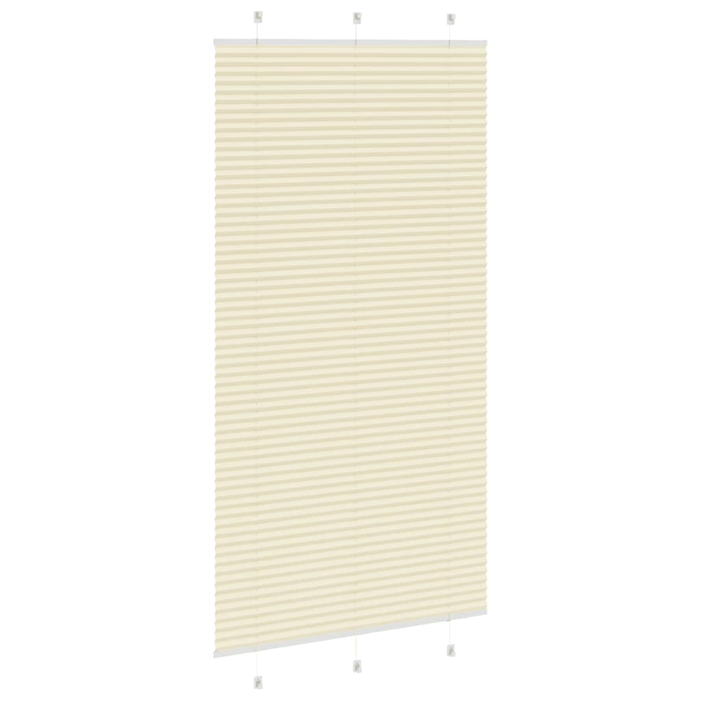 Plisirana zavjesa krem boje 110x200 cm Širina tkanine 109,4 cm Poliester