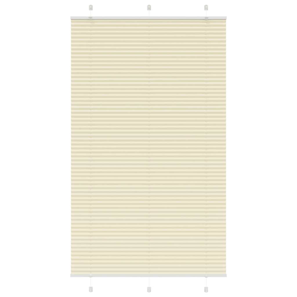Plisirana zavjesa krem boje 115x200 cm Širina tkanine 114,4 cm Poliester