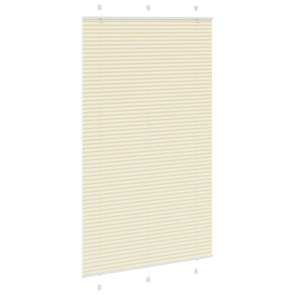 Plisirana zavjesa krem boje 115x200 cm Širina tkanine 114,4 cm Poliester