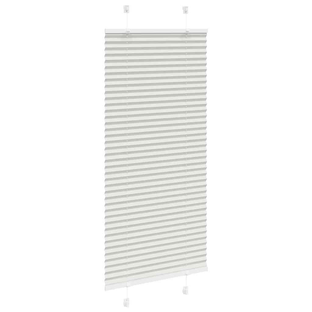 Plisirana roleta svijetlosiva 65x100 cm širina tkanine 64,4 cm