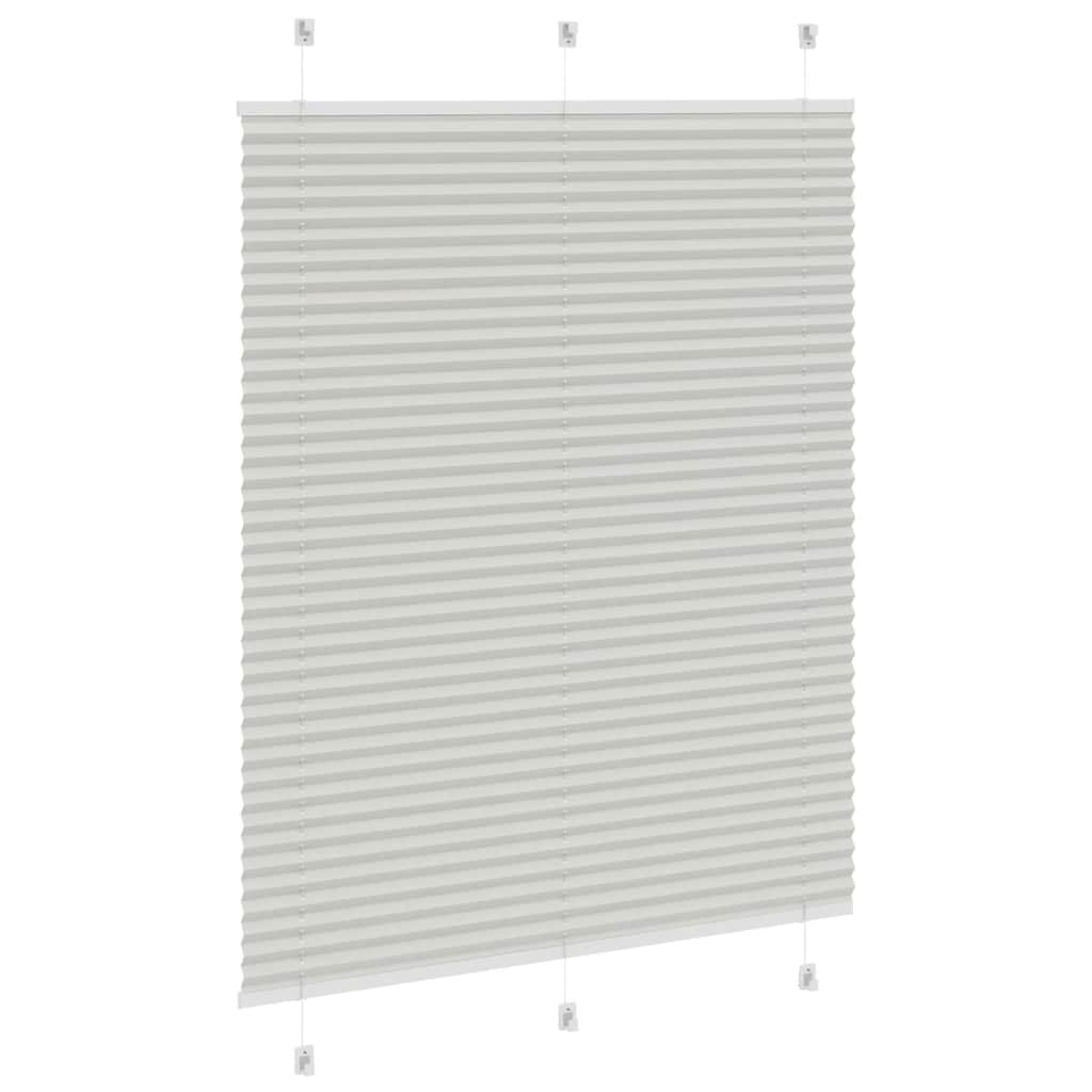 Plisirana roleta svijetlosiva 105x100 cm širina tkanine 104,4cm