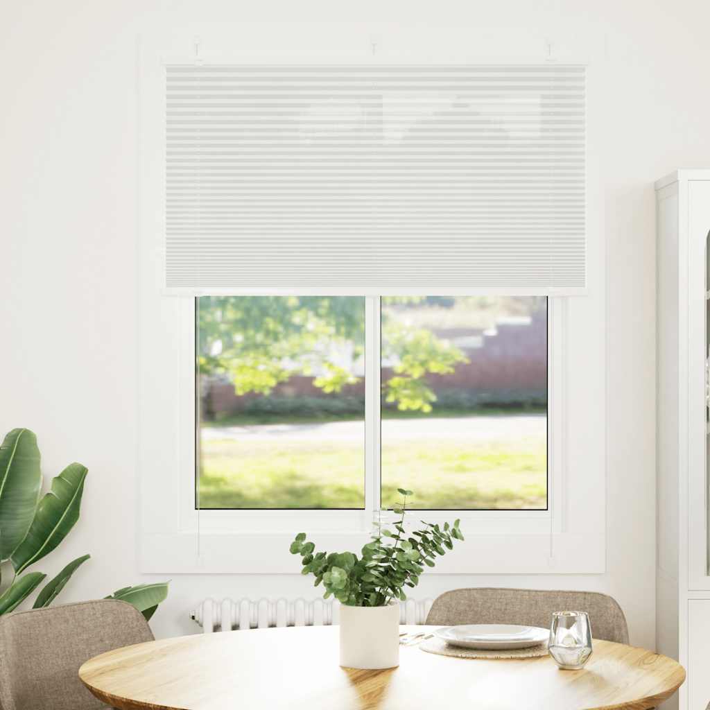 Plisirana roleta svijetlosiva 110x100 cm širina tkanine 109,4cm