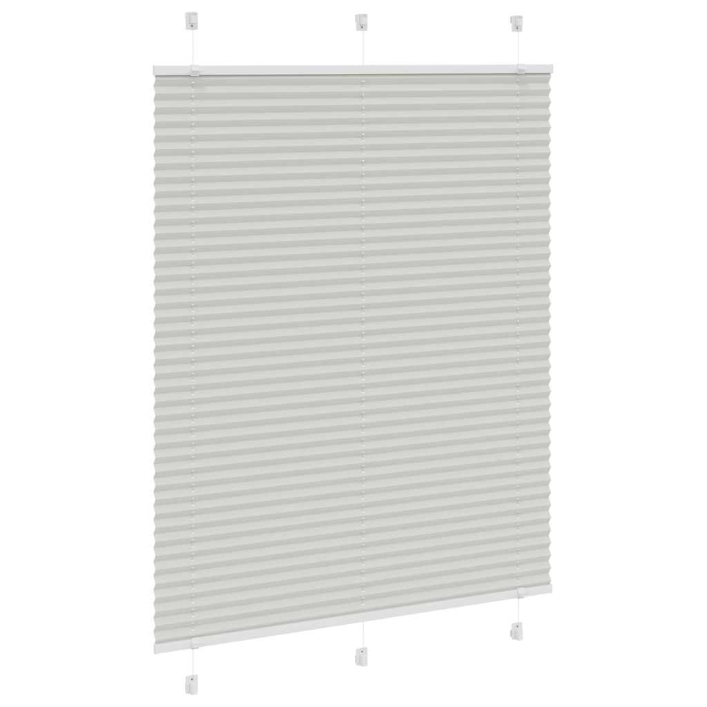 Plisirana roleta svijetlosiva 110x100 cm širina tkanine 109,4cm