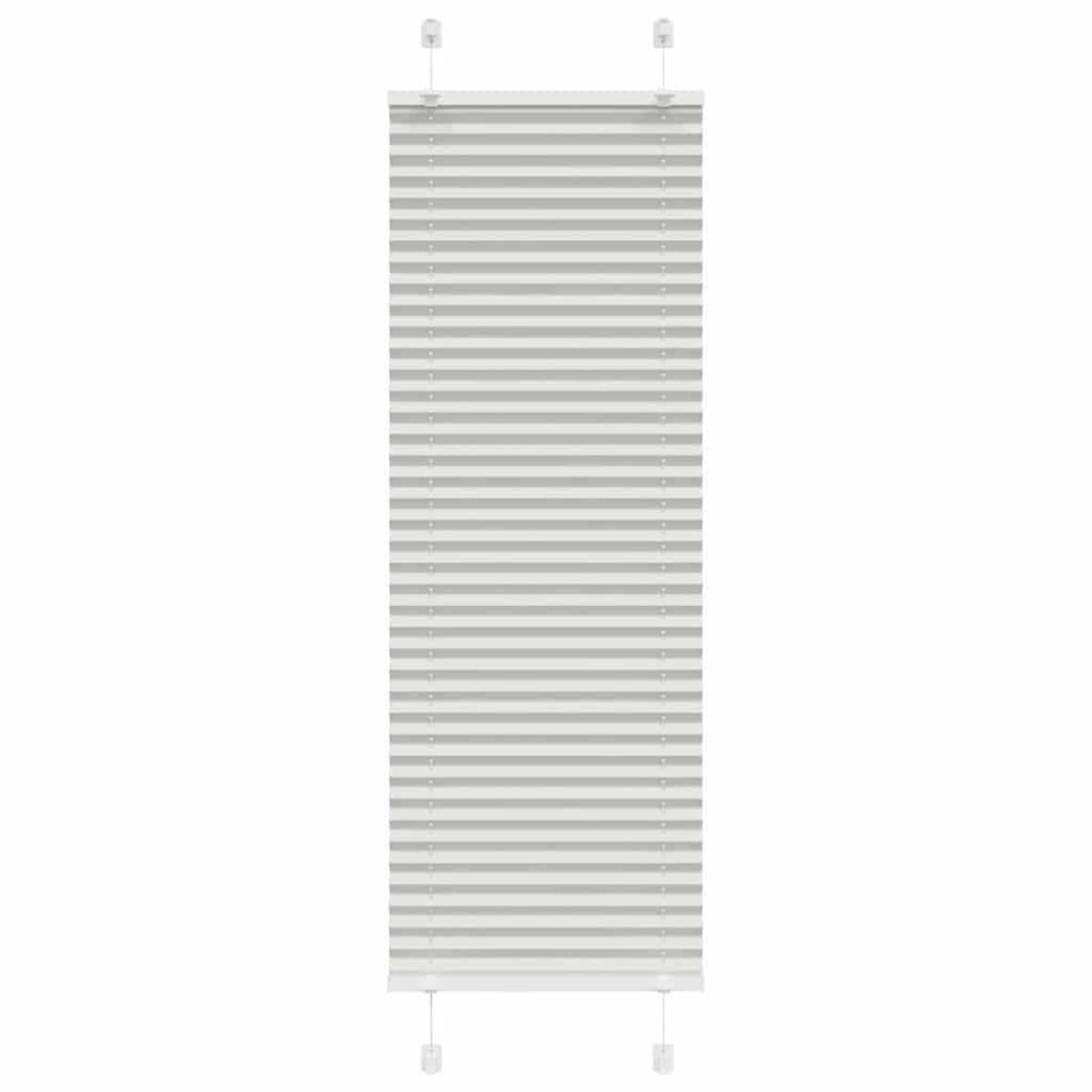 Plisirana roleta svijetlosiva 45x150 cm širina tkanine 44,4 cm
