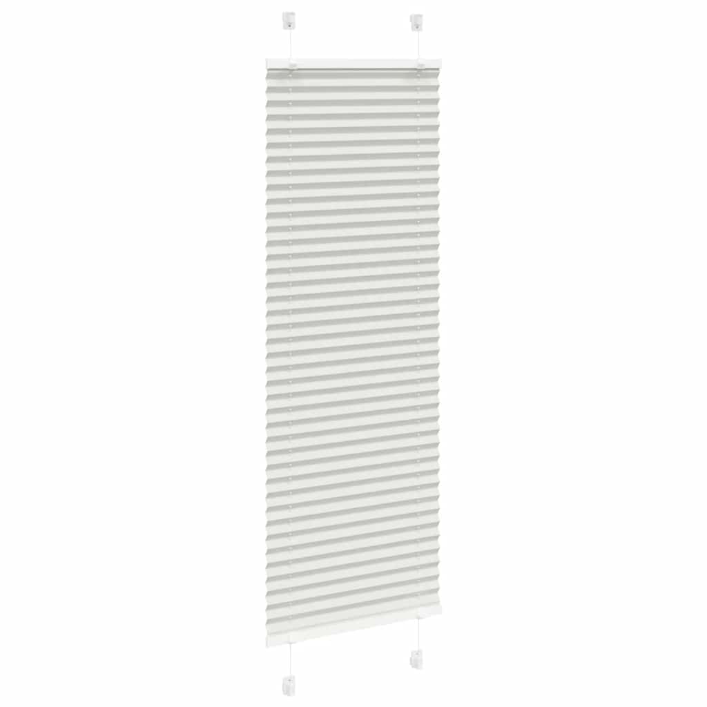 Plisirana roleta svijetlosiva 45x150 cm širina tkanine 44,4 cm