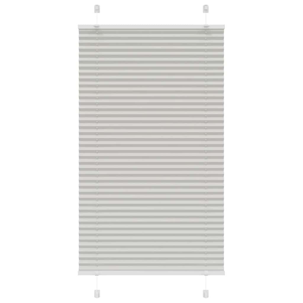 Plisirana roleta svijetlosiva 70x150 cm širina tkanine 69,4 cm