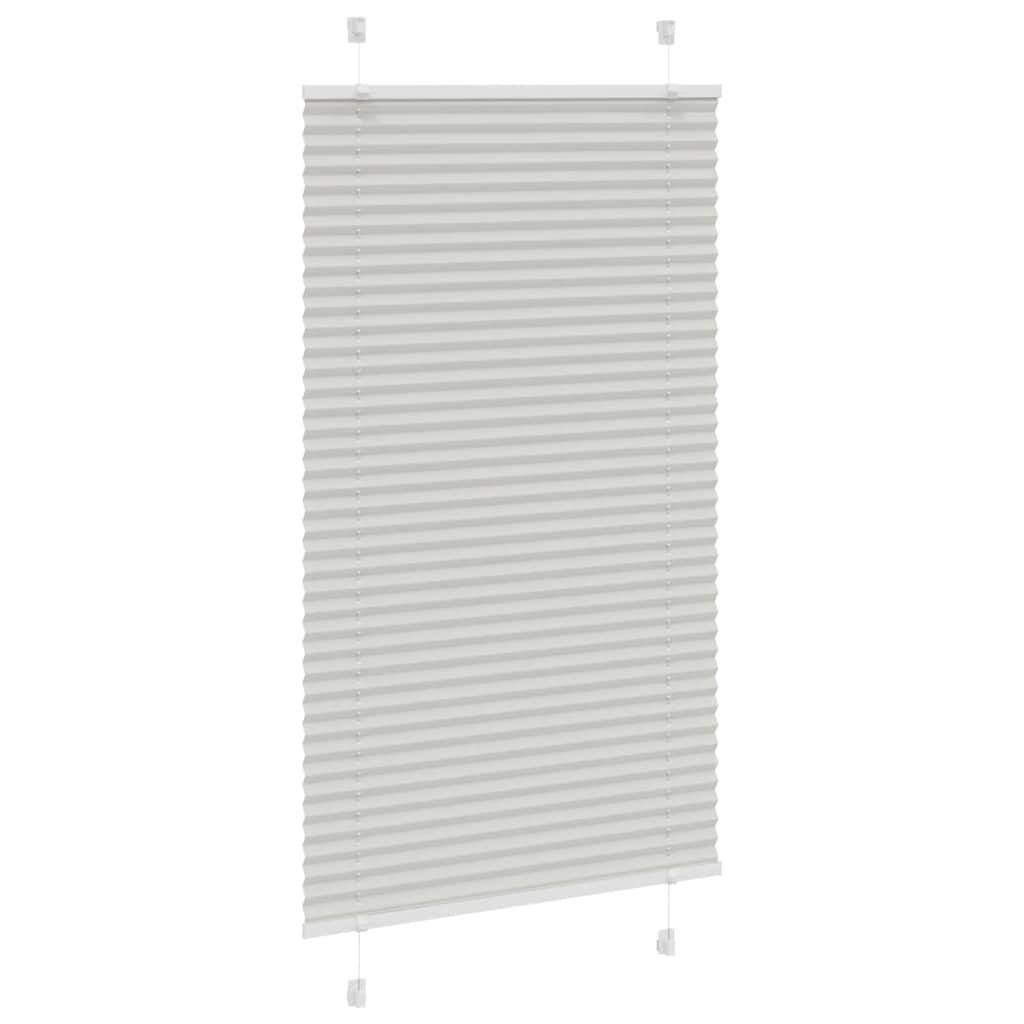 Plisirana roleta svijetlosiva 70x150 cm širina tkanine 69,4 cm
