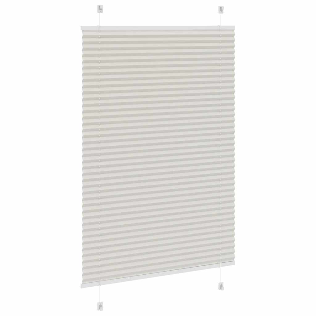 Plisirana roleta svijetlosiva 90x150 cm širina tkanine 89,4 cm