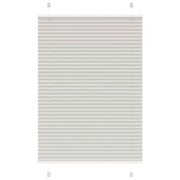 Plisirana roleta svijetlosiva 95x150 cm širina tkanine 94,4 cm