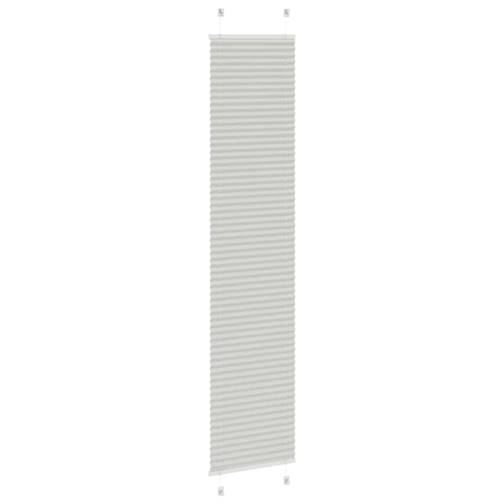 Plisirana roleta svijetlosiva 50x200 cm širina tkanine 49,4 cm