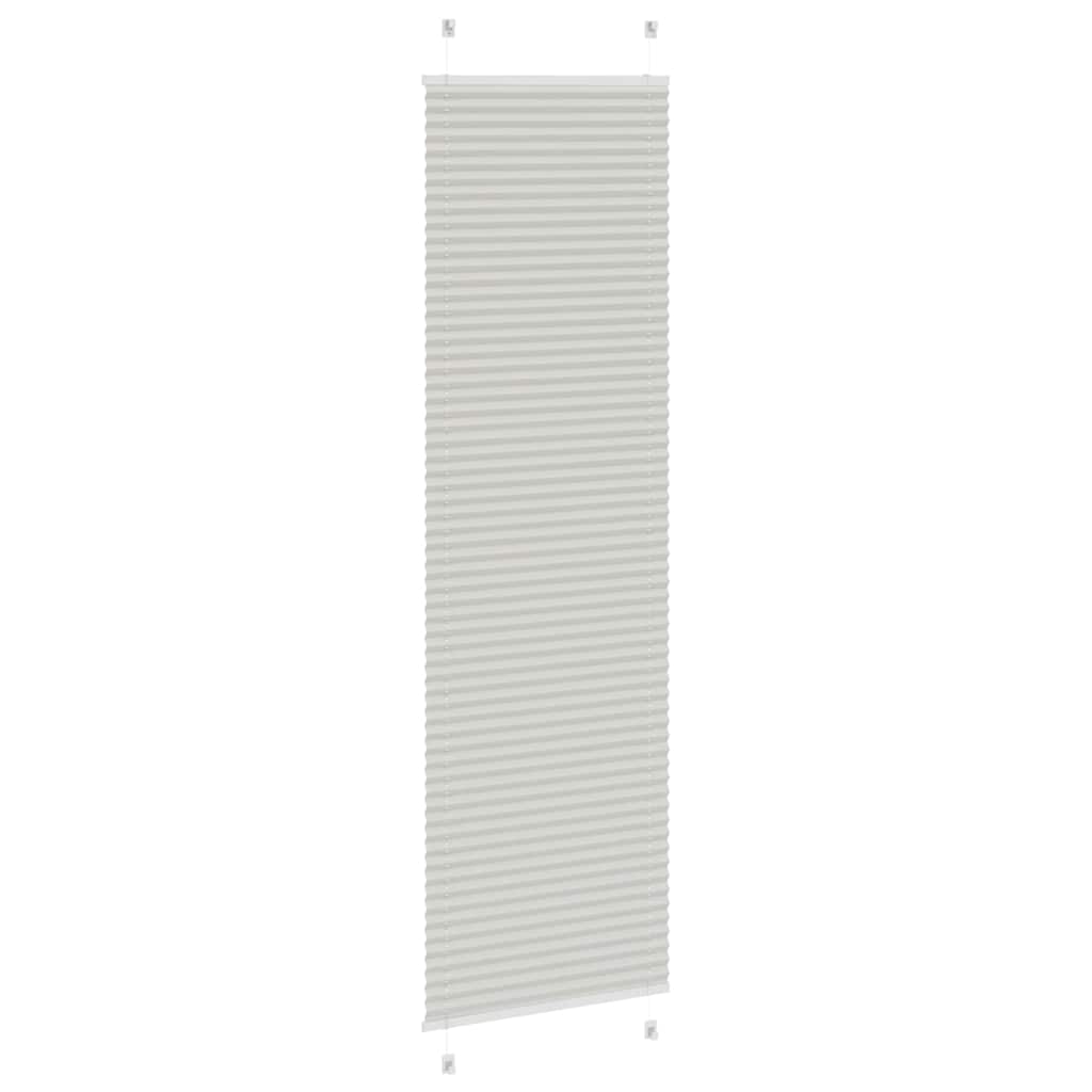 Plisirana roleta svijetlosiva 55x200 cm širina tkanine 54,4 cm
