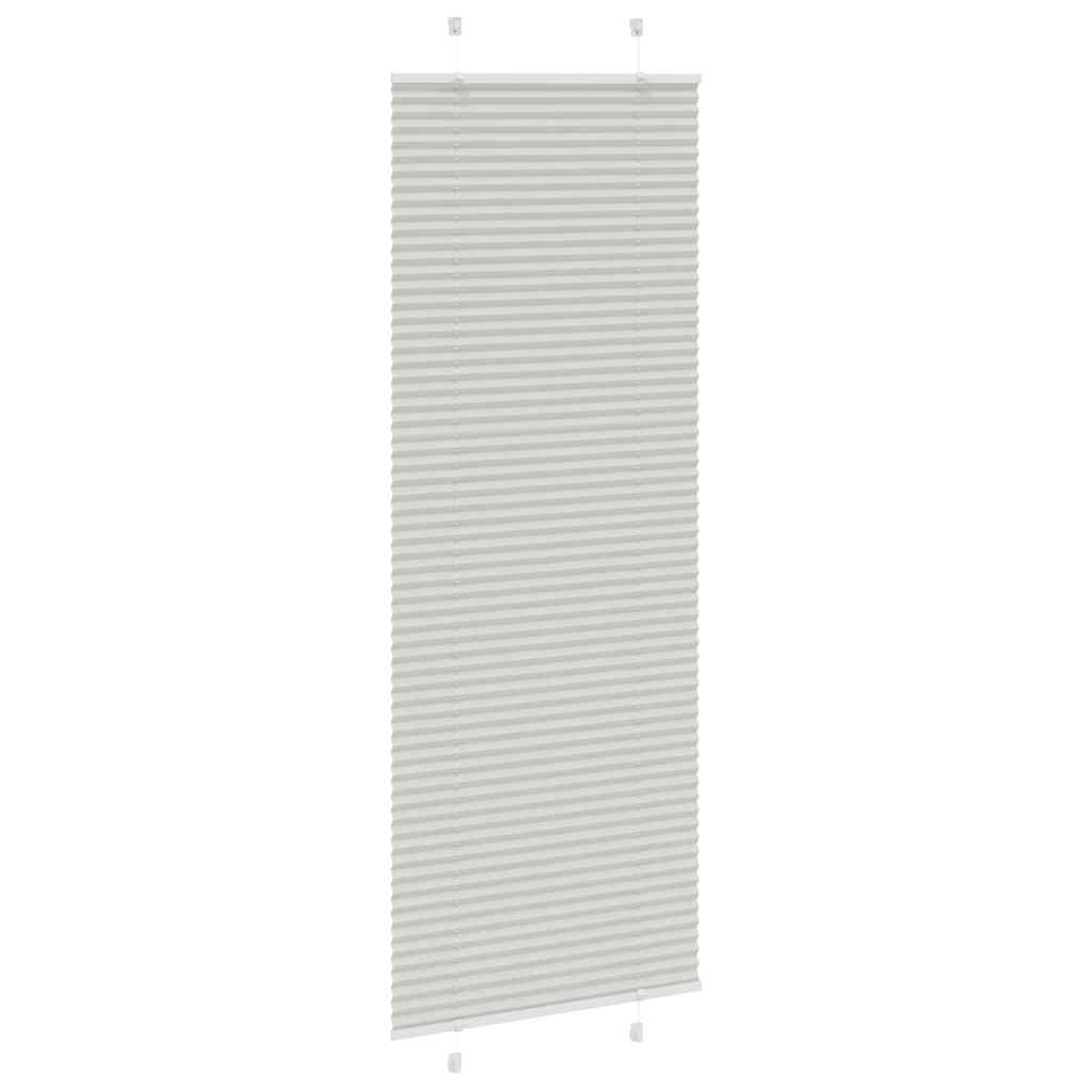 Plisirana roleta svijetlosiva 70x200 cm širina tkanine 69,4 cm