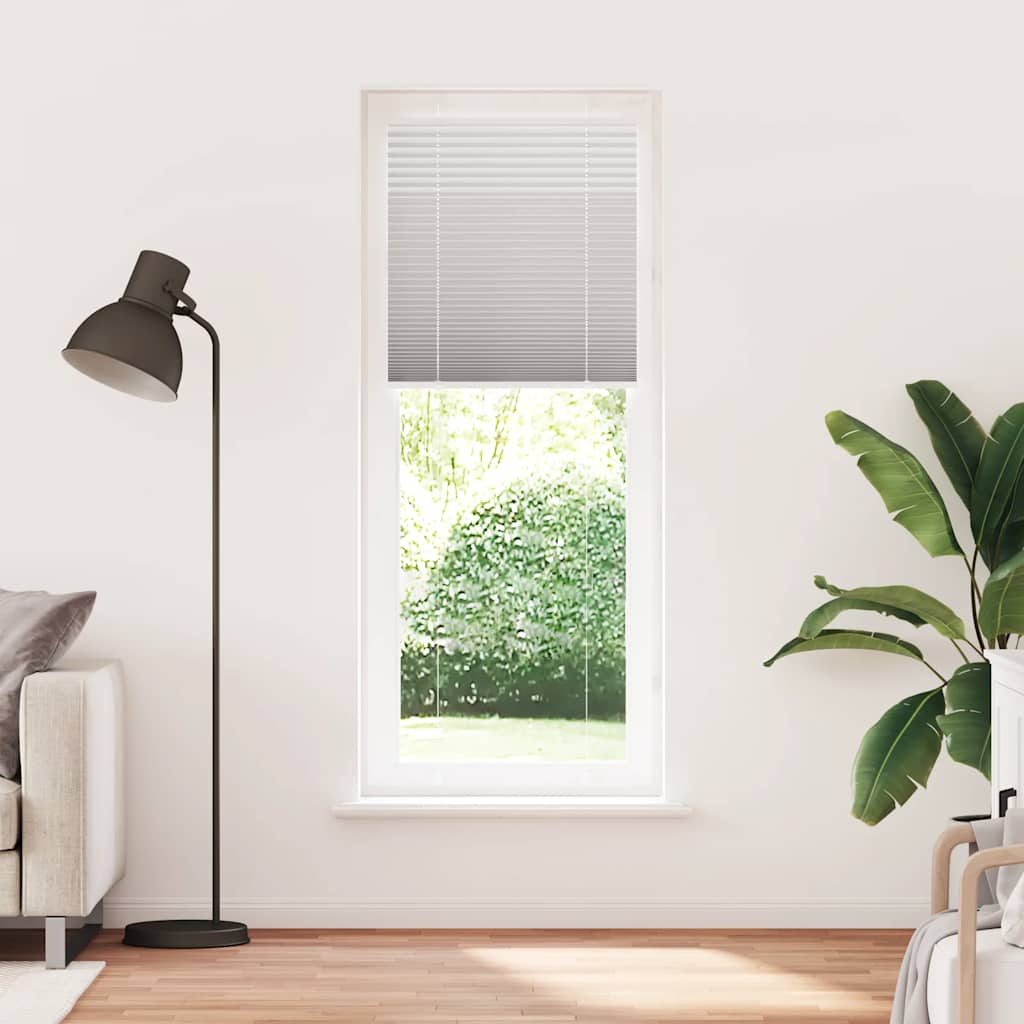 Plisirana roleta svijetlosiva 70x200 cm širina tkanine 69,4 cm