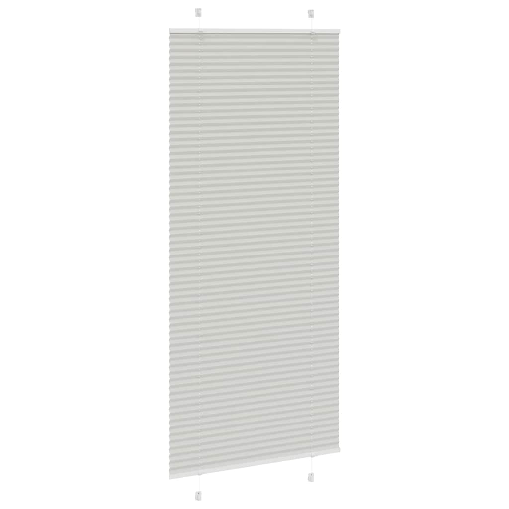 Plisirana roleta svijetlosiva 90x200 cm širina tkanine 89,4 cm