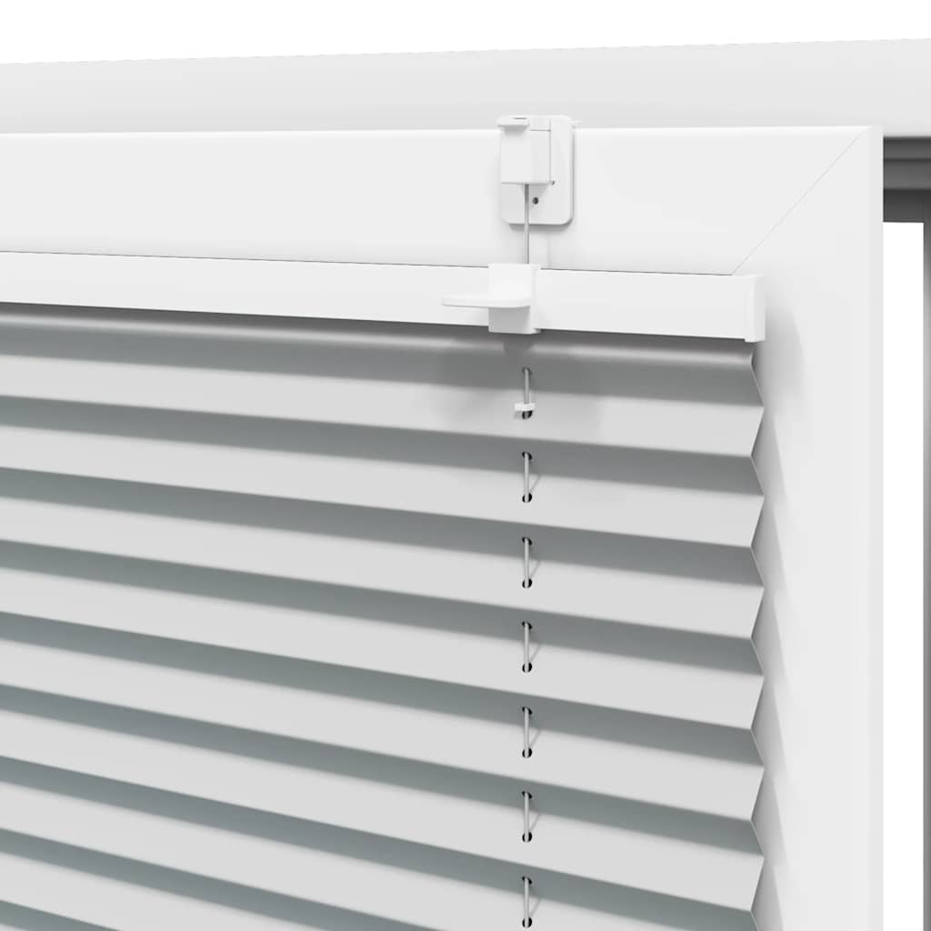 Plisirana roleta svijetlosiva 95x200 cm širina tkanine 94,4 cm