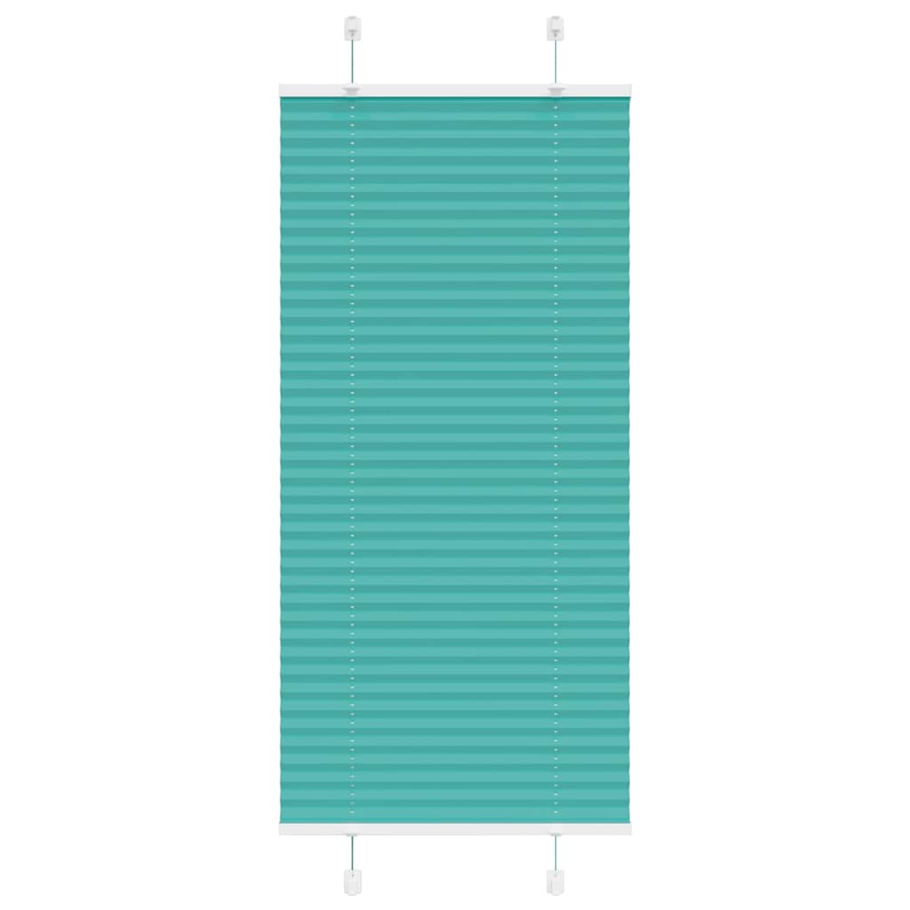 Plisirana zavjesa petrolej zelena 60x100 cm Širina tkanine 59,4 cm Poliester