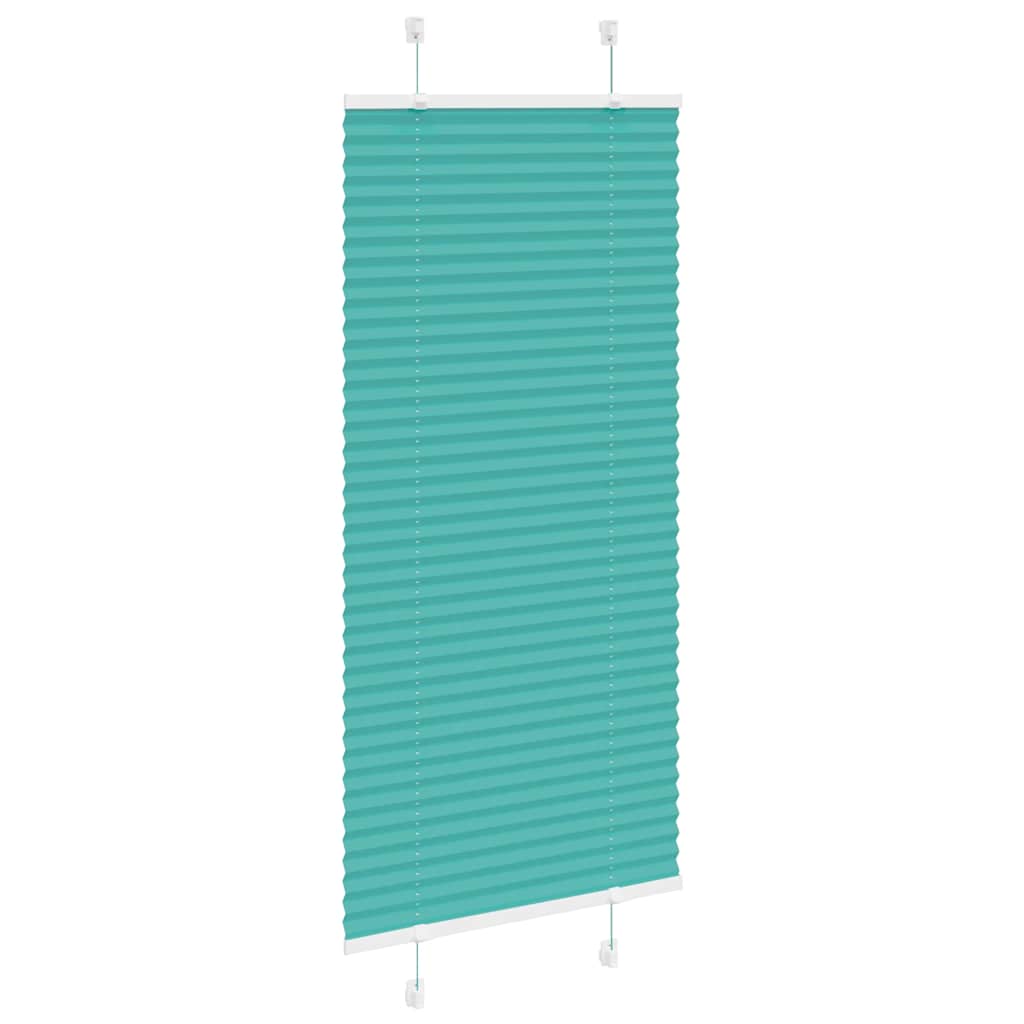 Plisirana zavjesa petrolej zelena 65x100 cm Širina tkanine 64,4 cm Poliester