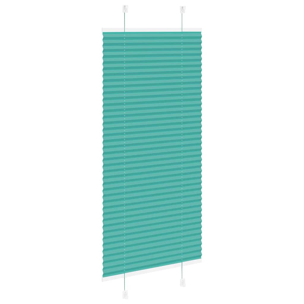 Plisirana zavjesa petrolej zelena 65x100 cm Širina tkanine 64,4 cm Poliester