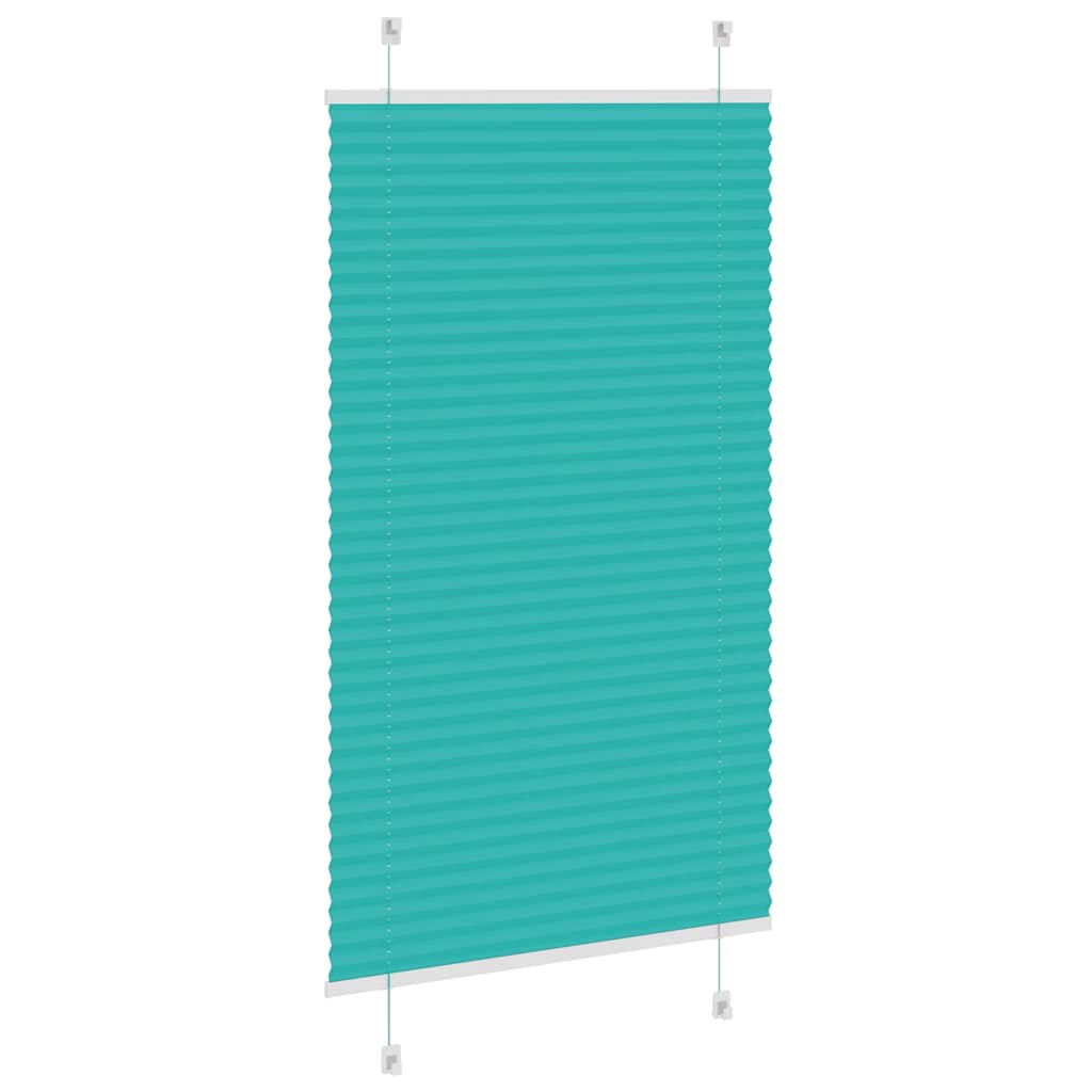 Plisirana zavjesa Petrolej zelena 80x150 cm Širina tkanine 79,4 cm Poliester