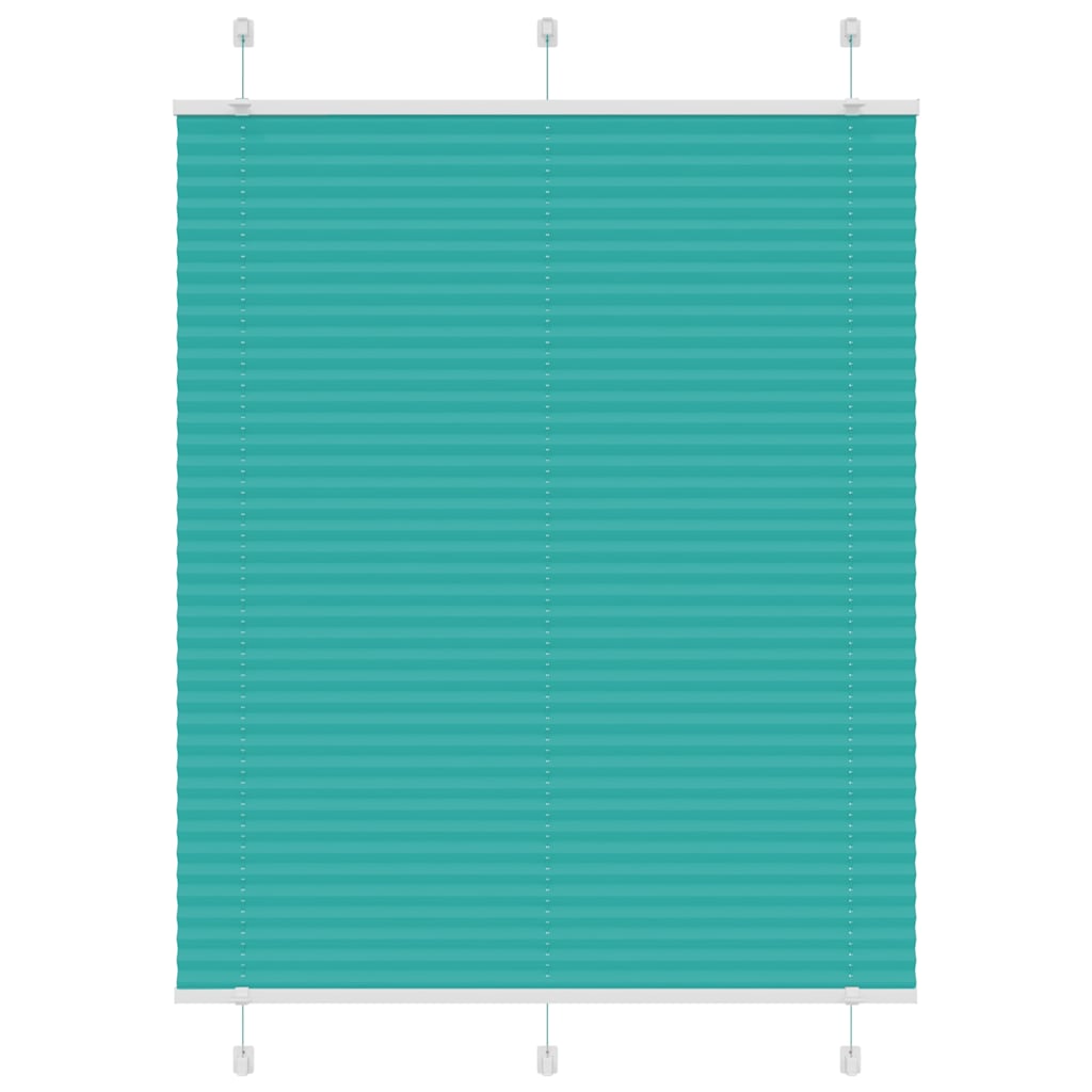 Plisirana zavjesa petrolej zelena 110x150 cm Širina tkanine 109,4 cm Poliester