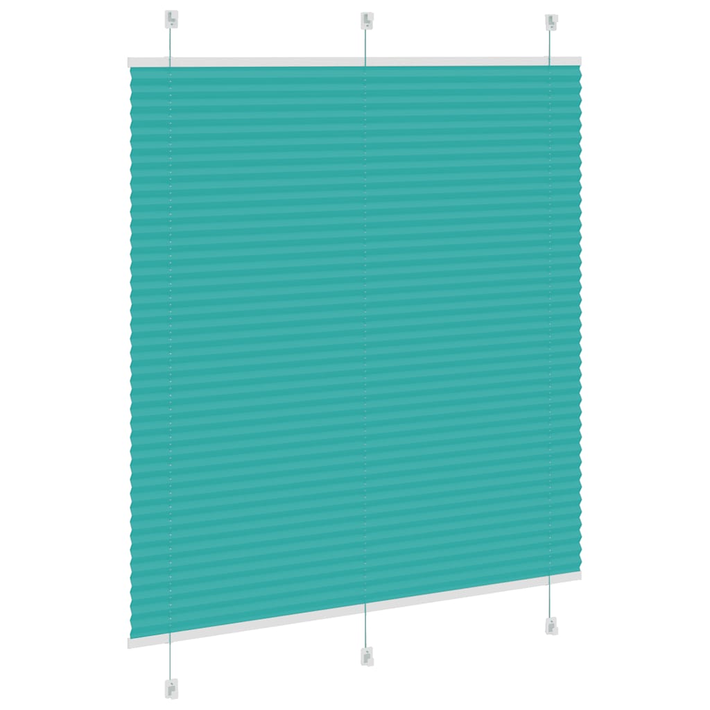 Plisirana zavjesa petrolej zelena 115x150 cm Širina tkanine 114,4 cm Poliester