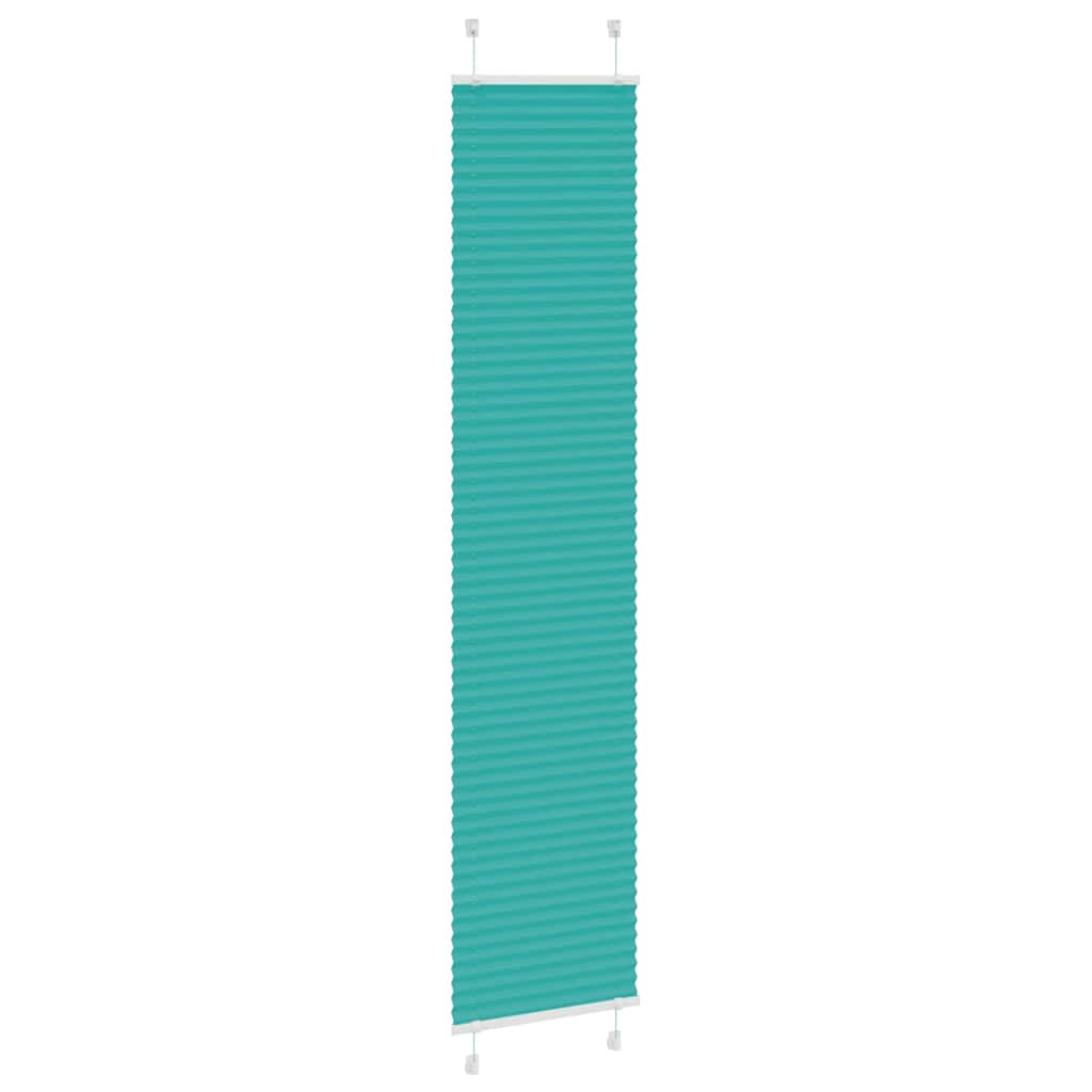 Plisirana zavjesa petrolej zelena 40x200 cm Širina tkanine 39,4 cm Poliester