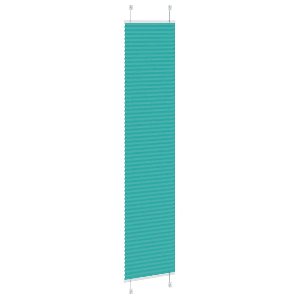 Plisirana zavjesa petrolej zelena 40x200 cm Širina tkanine 39,4 cm Poliester