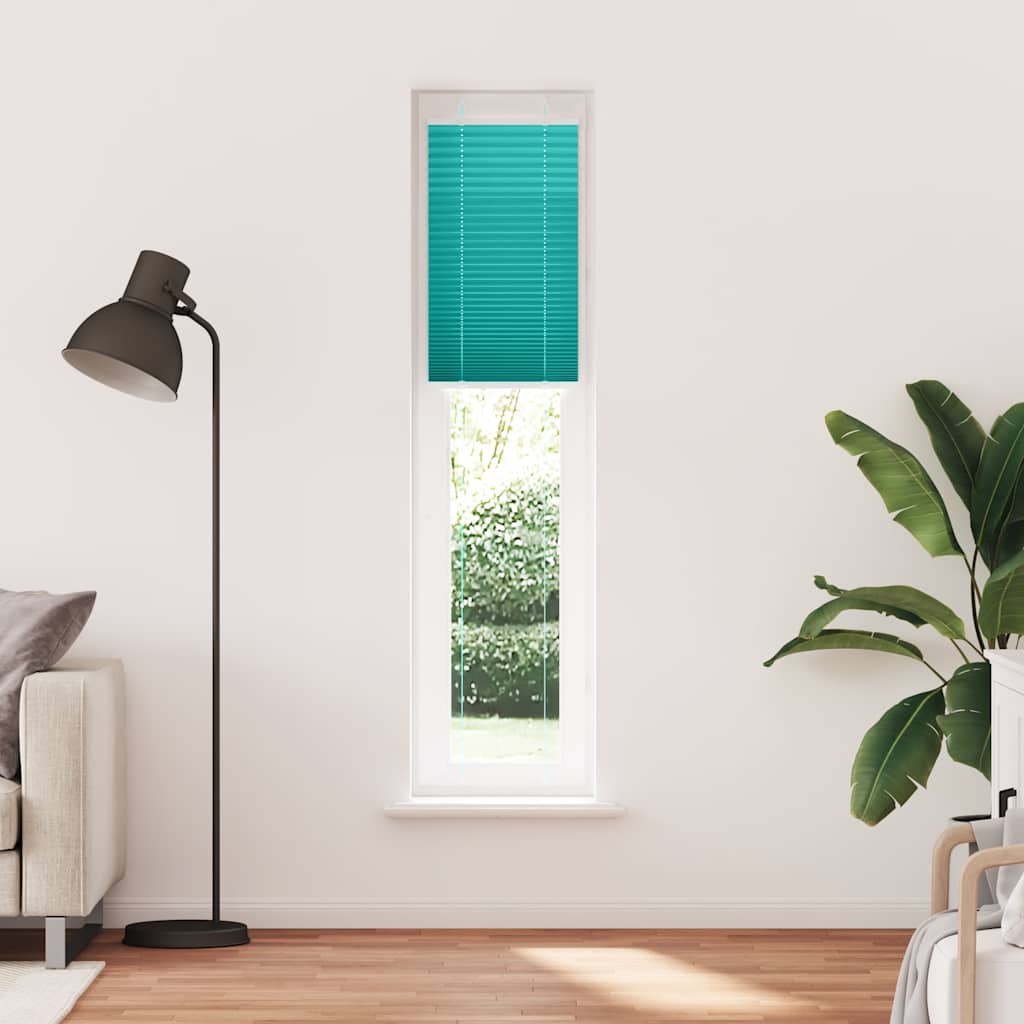 Plisirana zavjesa petrolej zelena 50x200 cm Širina tkanine 49,4 cm Poliester