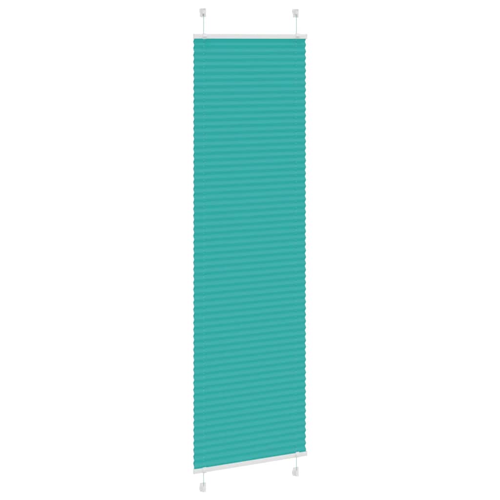 Plisirana zavjesa petrolej zelena 55x200 cm Širina tkanine 54,4 cm Poliester