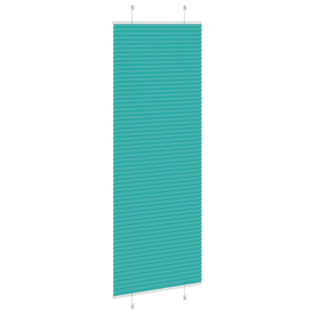 Plisirana zavjesa petrolej zelena 70x200 cm Širina tkanine 69,4 cm Poliester
