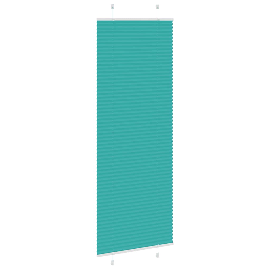 Plisirana zavjesa Petrolej zelena 80x200 cm Širina tkanine 79,4 cm Poliester