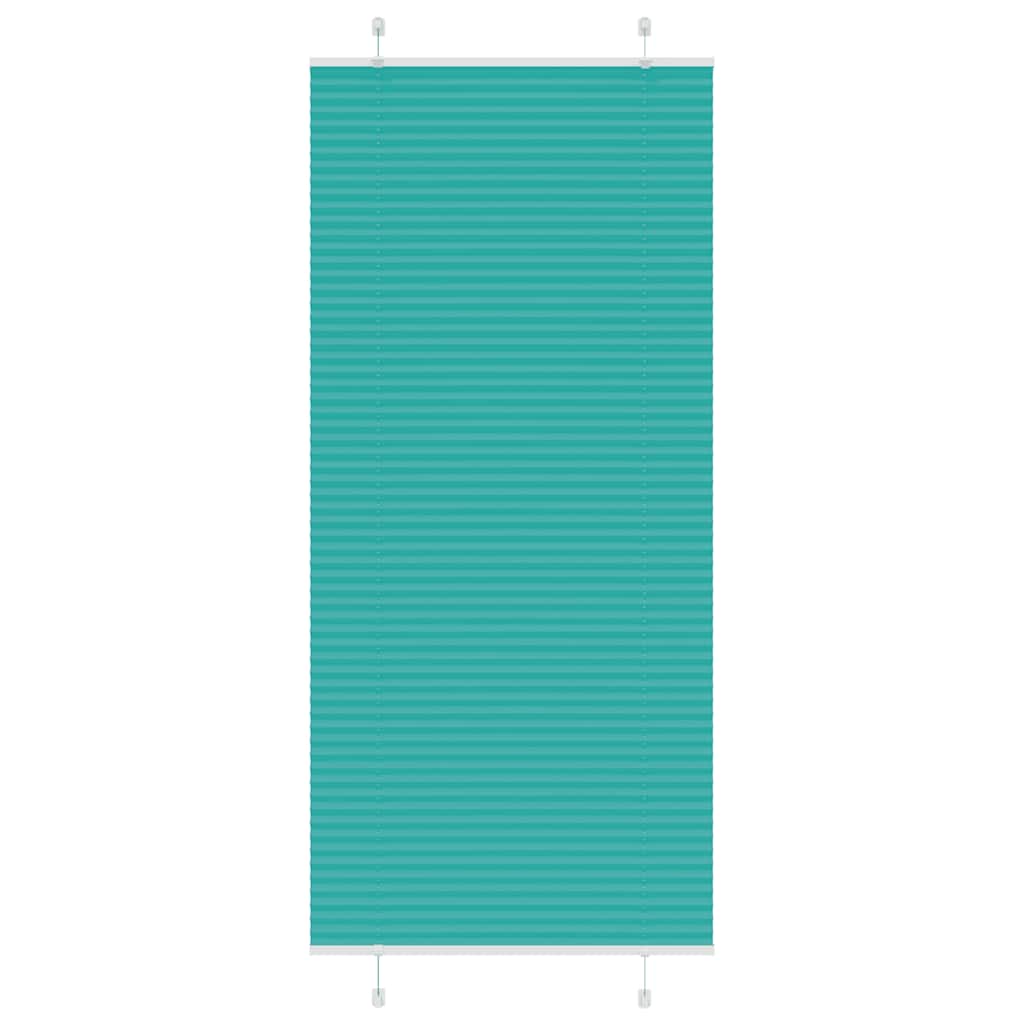 Plisirana zavjesa petrolej zelena 95x200 cm Širina tkanine 94,4 cm Poliester