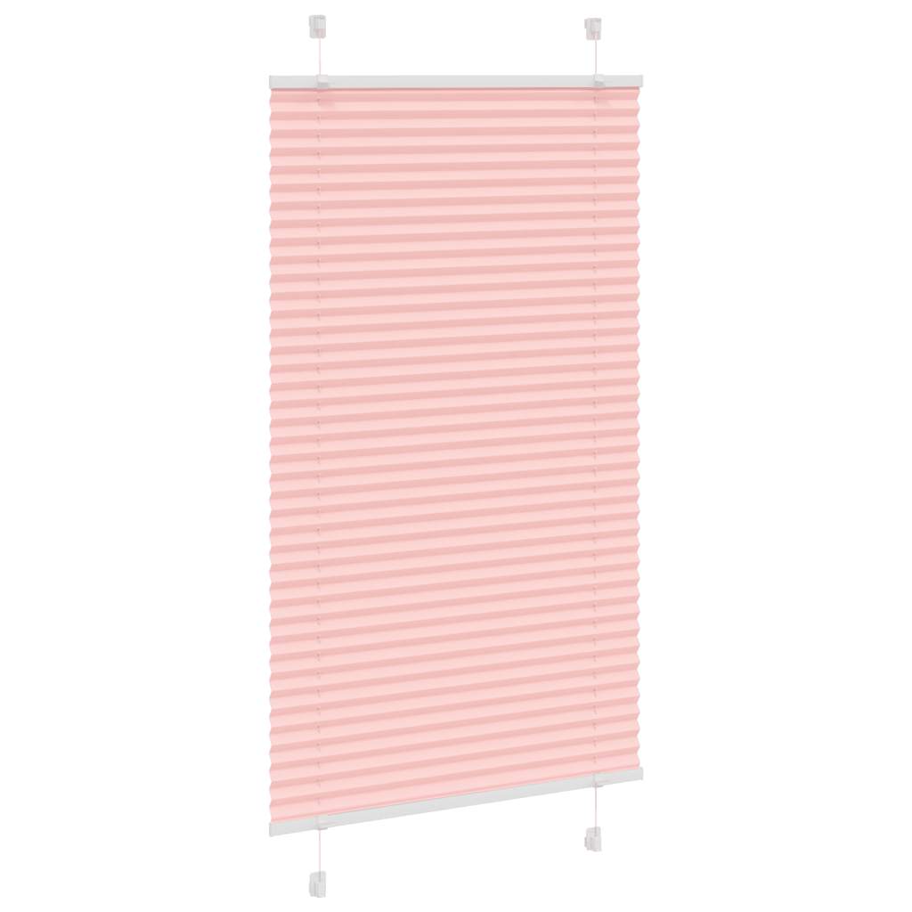 Plisirana zavjesa Roza 80x100 cm Širina tkanine 79,4 cm Poliester