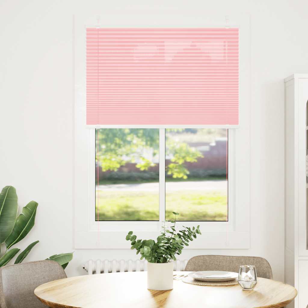 Plisirana zavjesa Roza 100x100 cm Širina tkanine 99,4 cm Poliester