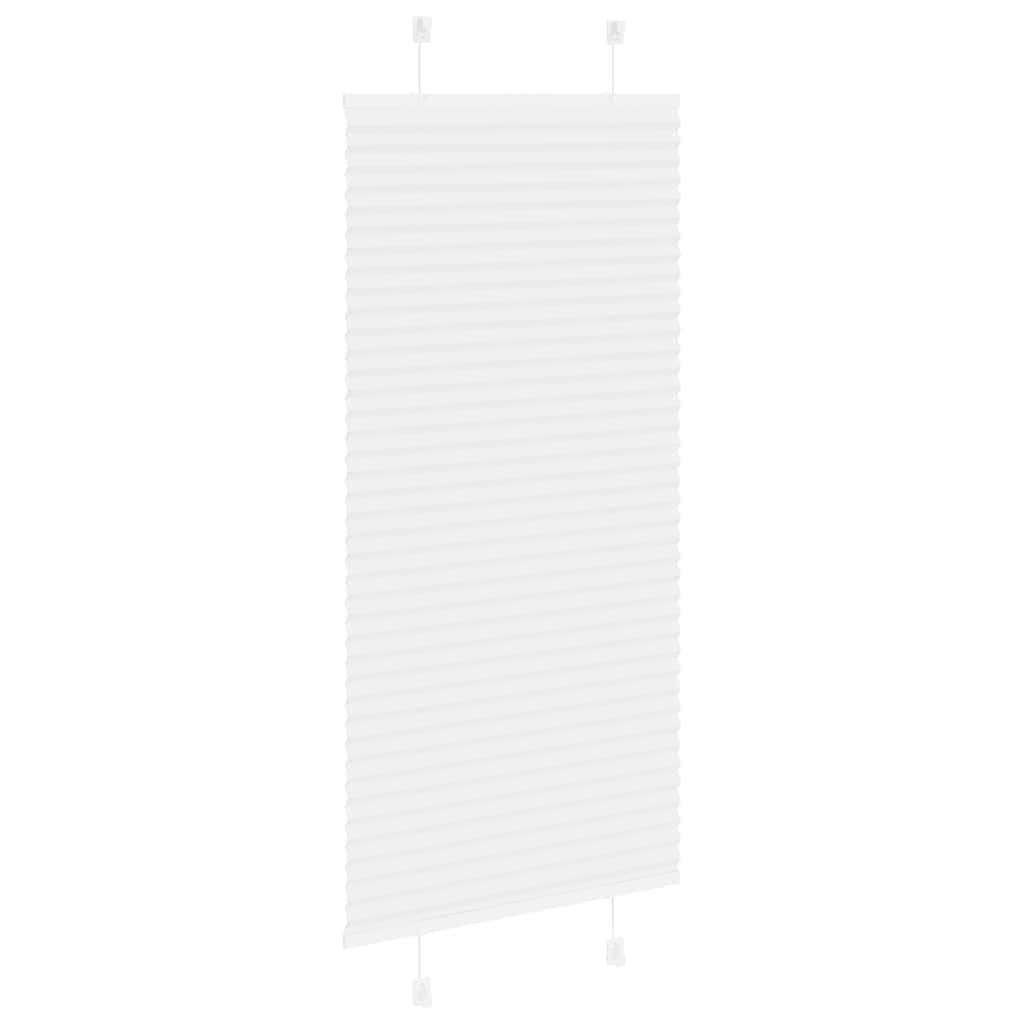 Plisirana roleta bijela 55x100 cm širina tkanine 54,4 cm