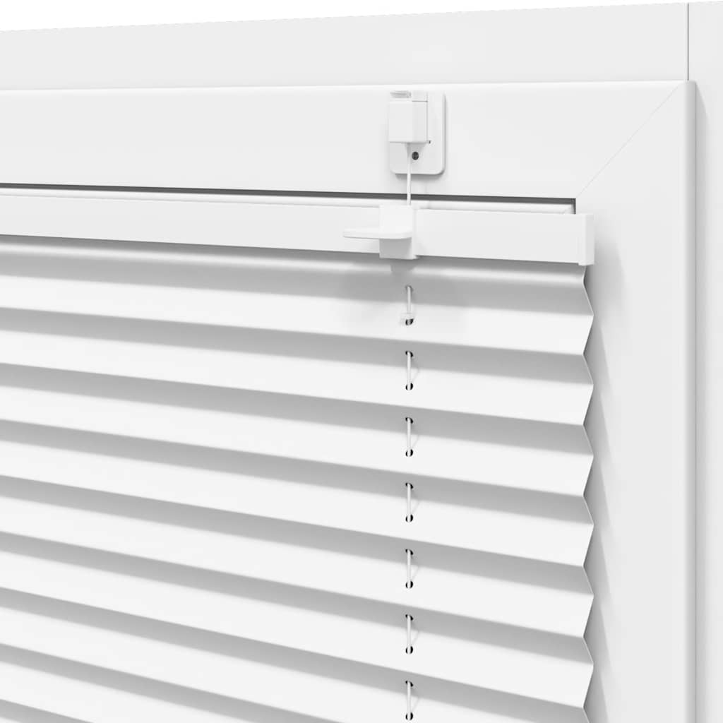 Plisirana roleta bijela 75x100 cm širina tkanine 74,4 cm