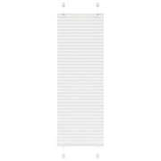 Plisirana roleta bijela 40x150 cm širina tkanine 39,4 cm