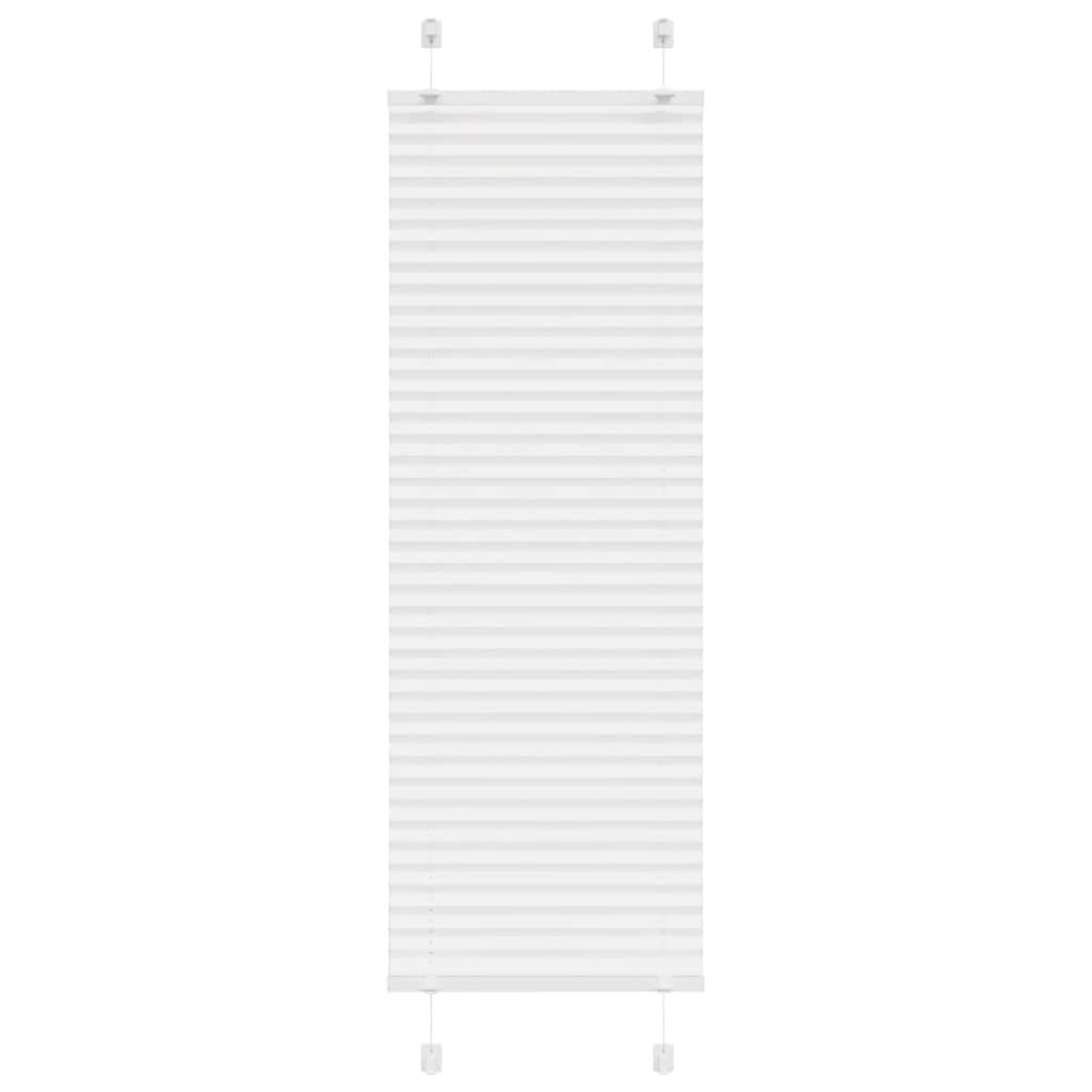 Plisirana roleta bijela 40x150 cm širina tkanine 39,4 cm
