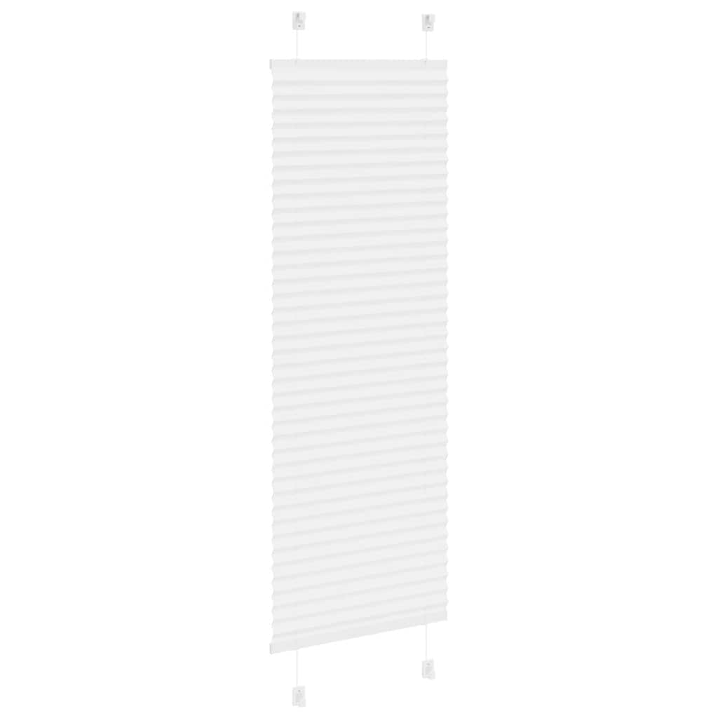 Plisirana roleta bijela 40x150 cm širina tkanine 39,4 cm