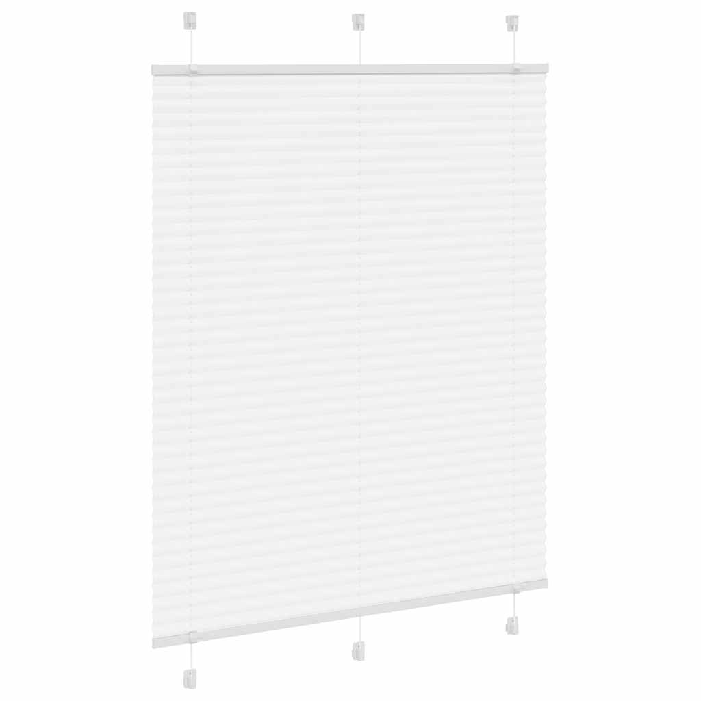 Plisirana roleta bijela 110x150 cm širina tkanine 109,4 cm