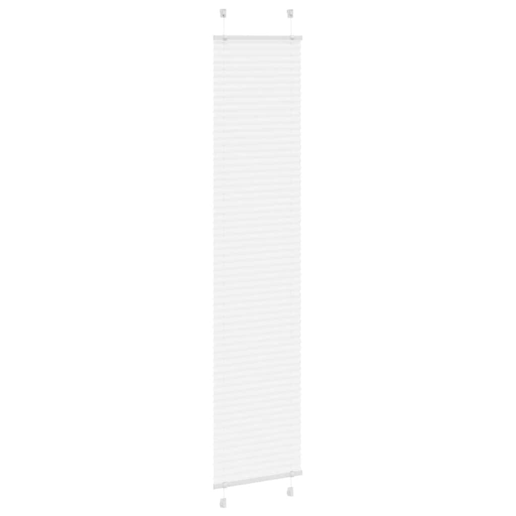 Plisirana roleta bijela 40x200 cm širina tkanine 39,4 cm