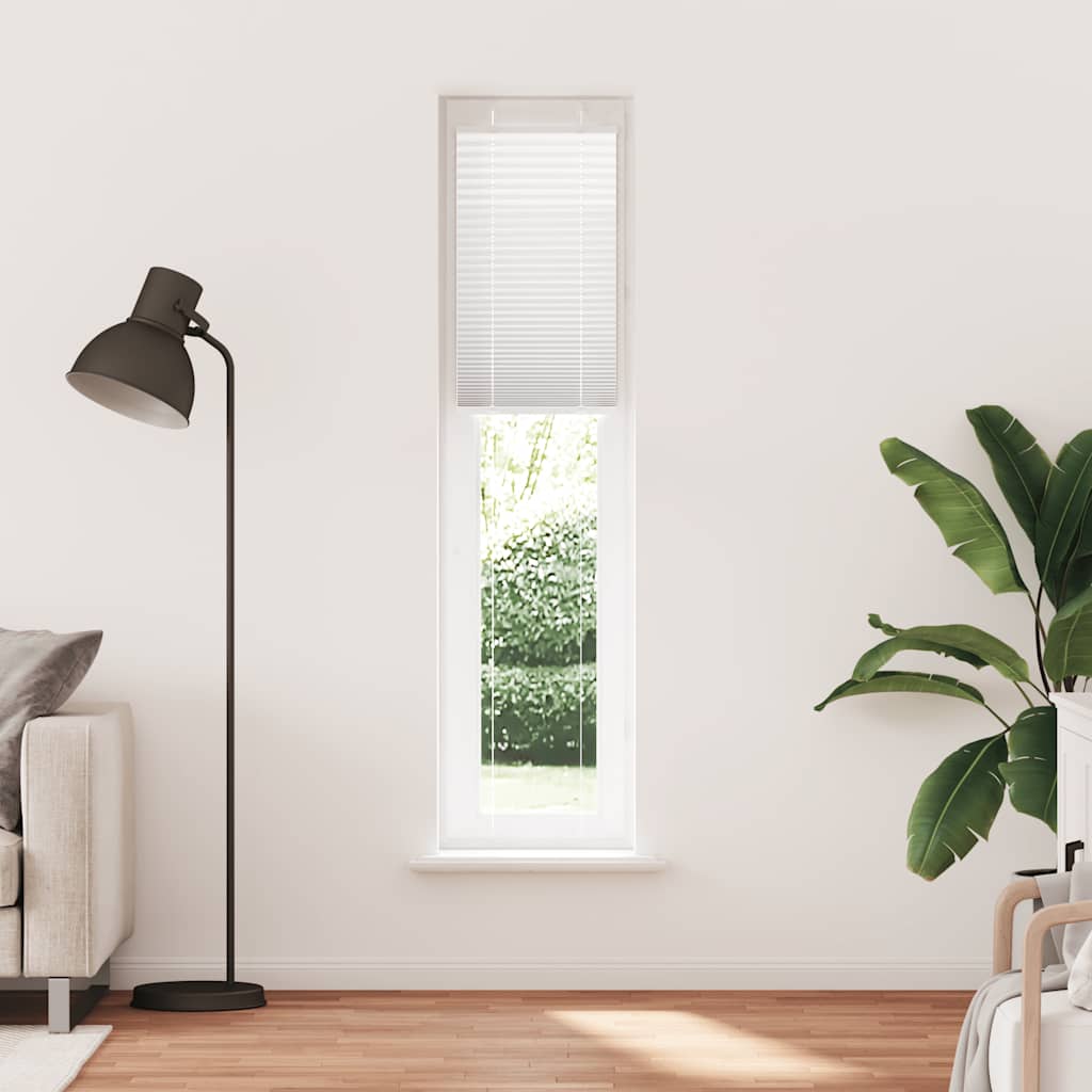 Plisirana roleta bijela 50x200 cm širina tkanine 49,4 cm